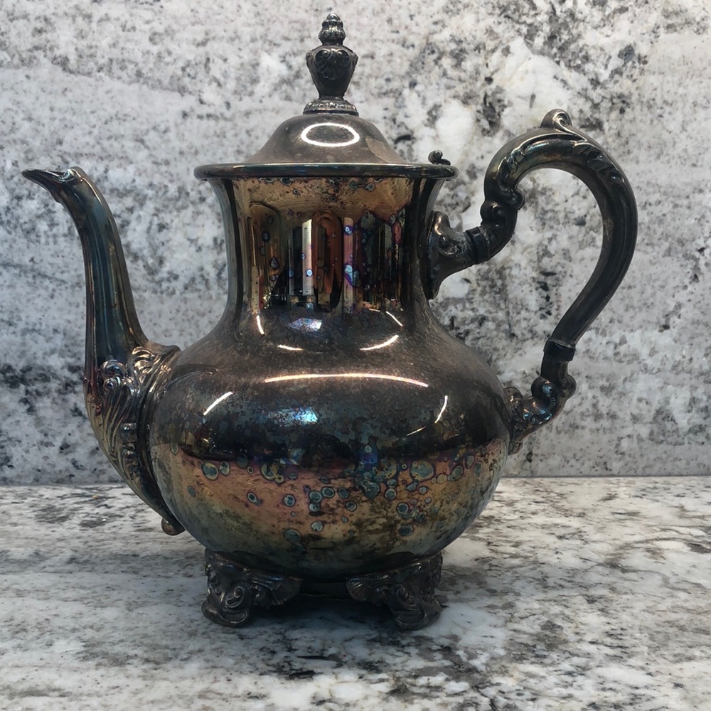Silver Plated Tea Set - Picture 4 of 6